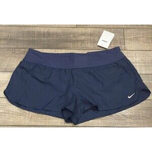 NIKE Swim Women Skirt Swimwear Boardshorts NESSA391-440 Navy Blue Size XL New